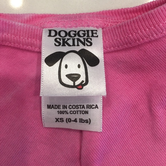 NWOT Custom Tie-Dyed Lucky Horseshoe Doggie Tee - Picture 6 of 6